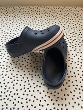 Crocs Kids Navy Blue Crocband Clogs Girl's Boy's Big Kids UK2