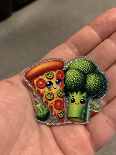 Fridge board magnet pizza - board, and