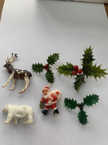 Vintage christmas cake - vintage,