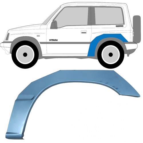 Rear wing repair panel - , for