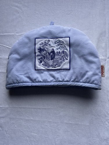 Spode girl well blue - girl, at