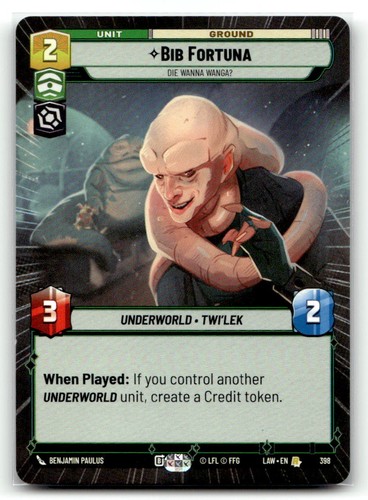 Bib fortuna die - wanna, wanga