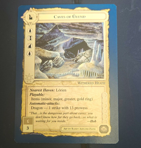 Middle earth ccg caves - middle-earth,