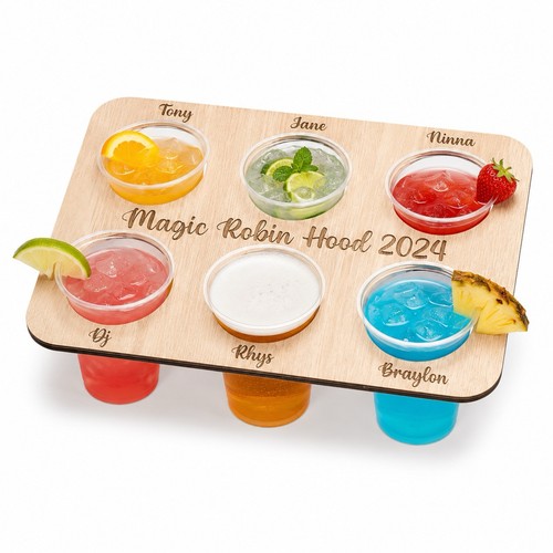 Personalised drinks tray pint - drinks,
