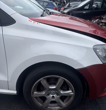 VW POLO MK5 5DR CGPA 2010 OSF WING WHITE DRIVER SIDE FRONT REF:V3121