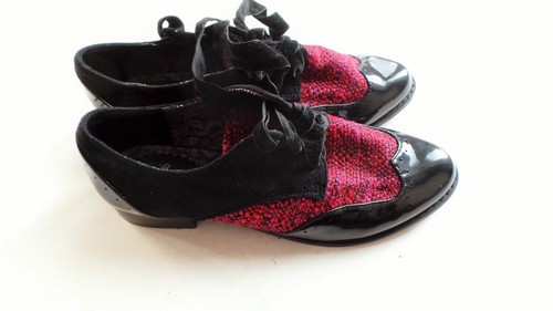 Black patent suede leather joe - black,