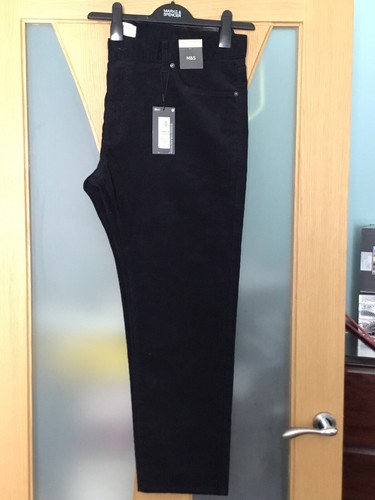 Men trousers navy fine - m,