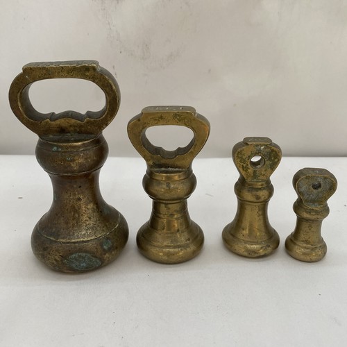 Antique solid brass balance - solid,