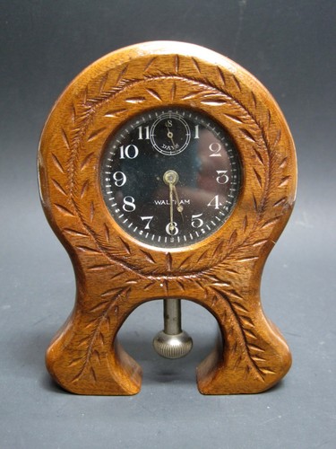 Waltham day automobile clock - waltham,