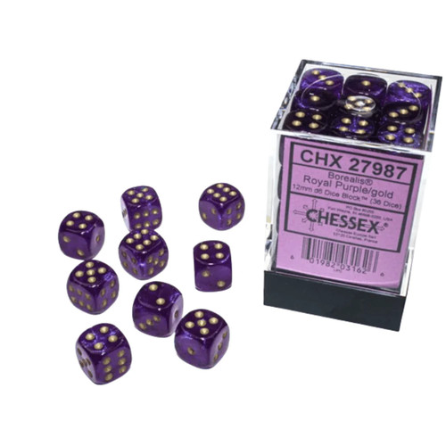 Chessex borealis 12mm d6 - chessex,