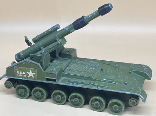 Dinky 654 155mm mobile gun - dinky,