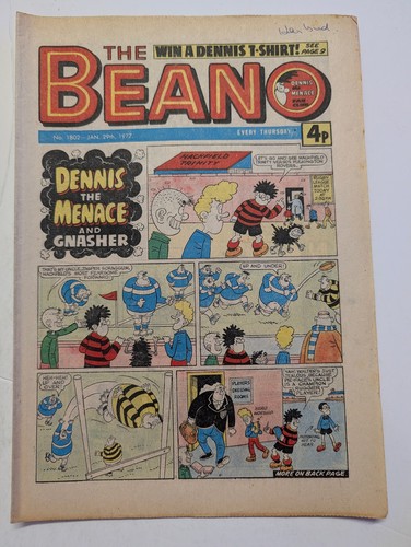 Beano comic 1802 january - no,