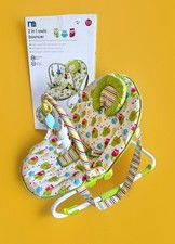 Mothercare Owl Theme Baby 2 Position Rocking Seat With Vibrations EXC Freepost