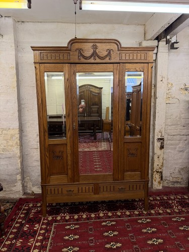 Antique french carved oak - french,