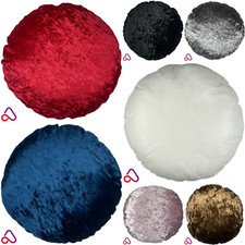 Round Bling Crushed Velvet