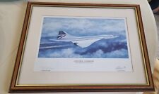 CONCORDE FRAMED SUPERSONIC SIGNED LIMITED EDITION PRINT No. 847 - RARE BARGAIN