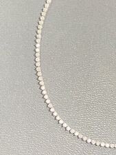 11ct Natural Round Diamond Tennis Necklace 14k White Gold