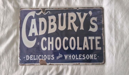 Vintage worn look cadbury - worn,