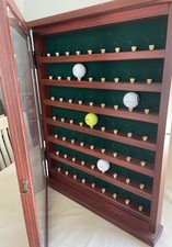 Golf Ball Display Case Cabinet
