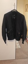 Men's Pull & Bear Black Bomber