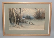 Woodland Cabin Winter Weather