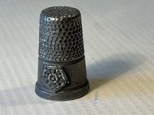 Vintage Pewter Thimble with