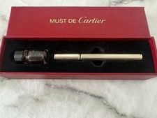 Vintage Must de Cartier Refillable Perfume Pen with Original Box