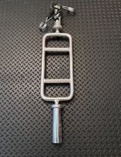 Olympic Tricep Bar + 2 Olympic Dumbbell bars including 2 x Mirafit spring clips