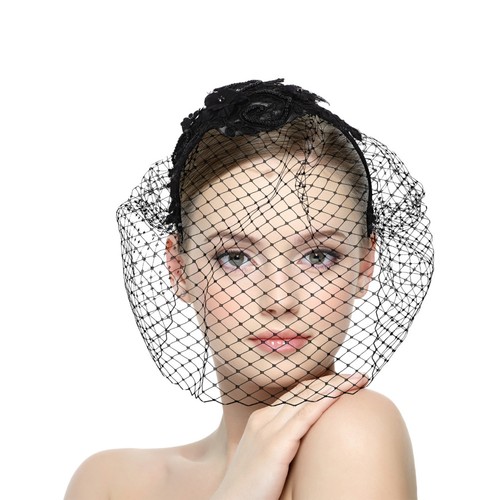 Veil headpiece fascinator - veil,