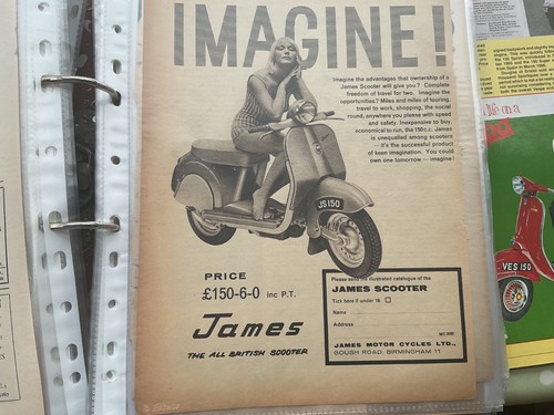James scooter advertisment - james,