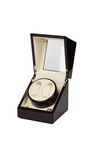Double watch winder wood - winder,