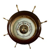 Vtg BARIGO Ships Wheel Weather