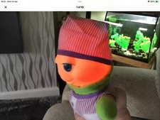 Hasbro Gloworm 1982 Vintage Toy with Functional Glow Worm Light Musical Rare