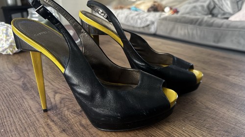 Carvela black yellow leather - carvela,