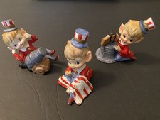 Vintage Patriotic Pixies Elves