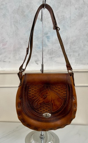 Vintage brown real leather - brown,