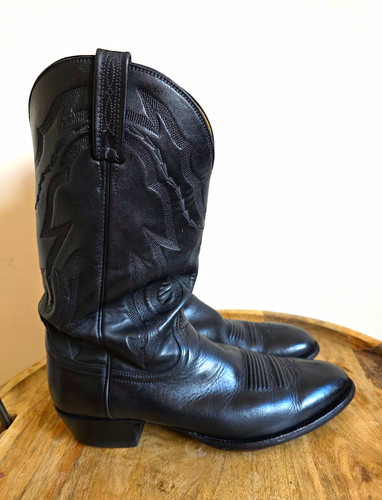 Lucchese men black leather - lucchese, men's