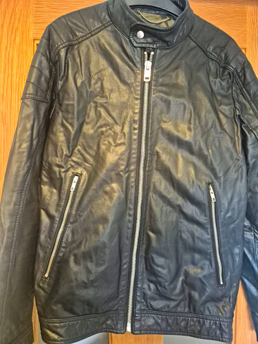 Diesel men black leather - men’s,