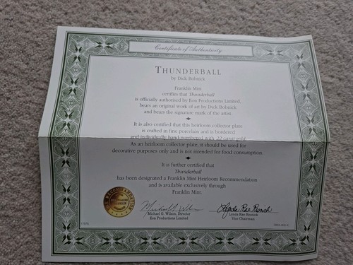 Vintage franklin mint james - vintage,