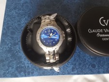 claude valentini oceanmaster mens watch new boxed