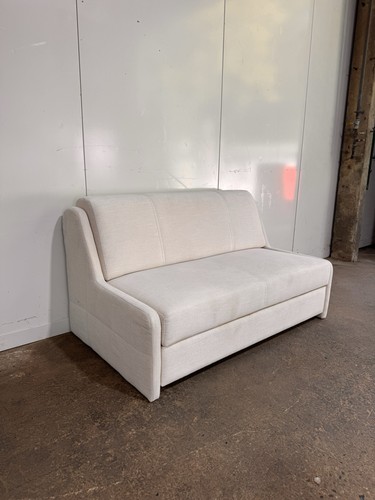 Cream seater sofa bed - 2,