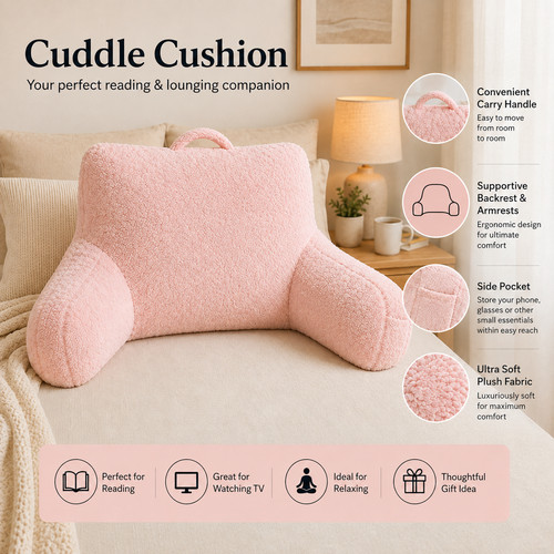 Cuddle reading cushion teddy - reading,