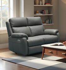 DARK GREY Italian Leather 2