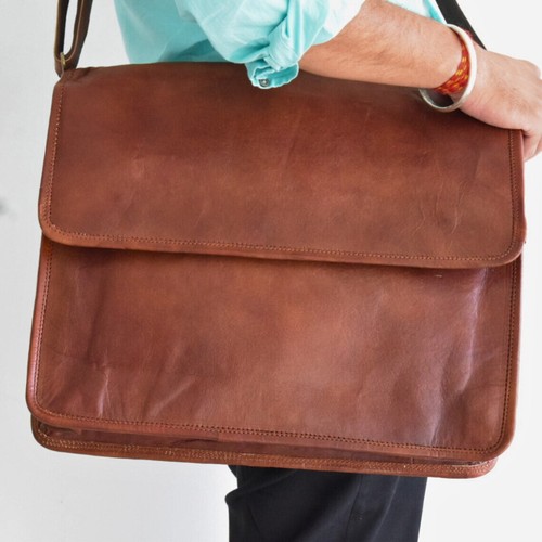 Men satchel leather - men's,