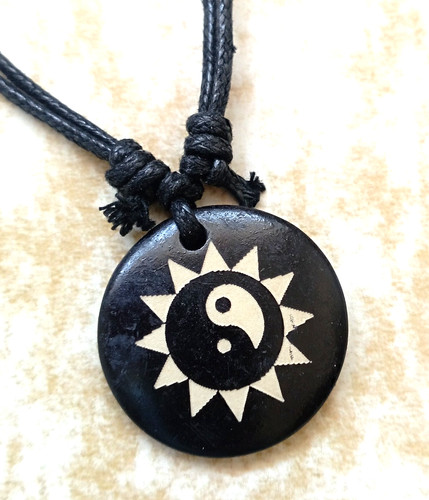 N0430 yin yang sun black - n0430,
