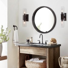 Round Wall Mirror With Antique