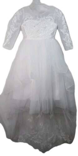 Flower girl white dress - girl,