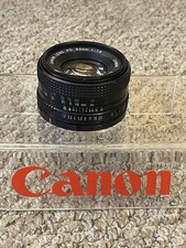 Canon FD 50mm f/1.8 Lens