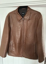Vintage Hugo Boss Tan Leather