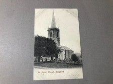 LONGFORD St John's church Ireland c1905 vintage postcard